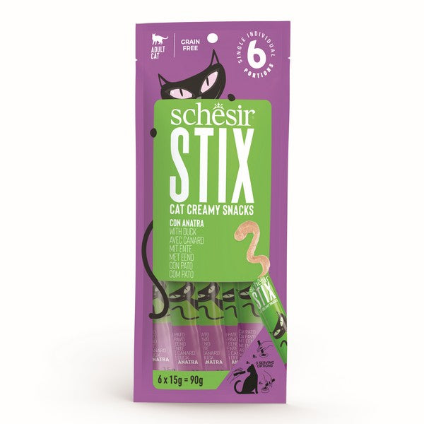 Schesir Stix Adult Cat Treats 6X15g