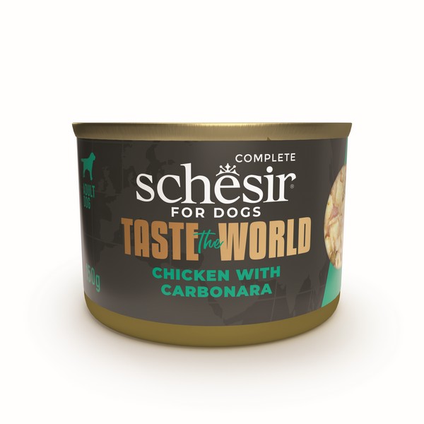 Schesir Taste The World Adult Dog Chicken Carbonara 150g