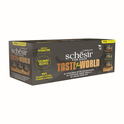 Schesir Taste The World Adult Dog Variety Pack 6X150g