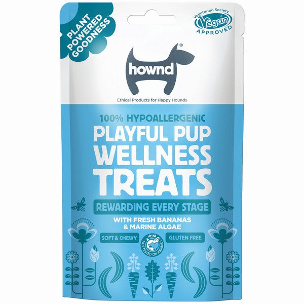 Hownd Playful Pup Plant Based Hypoallergenic Wellness Treats 100g