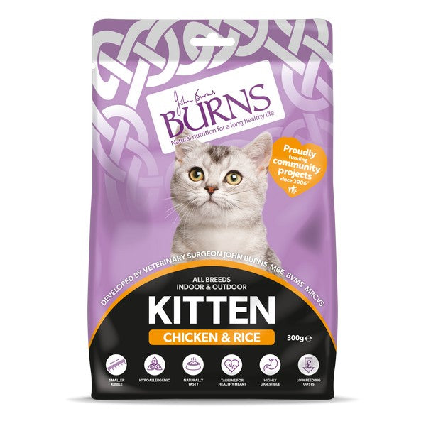 Burns Kitten Chicken and Rice