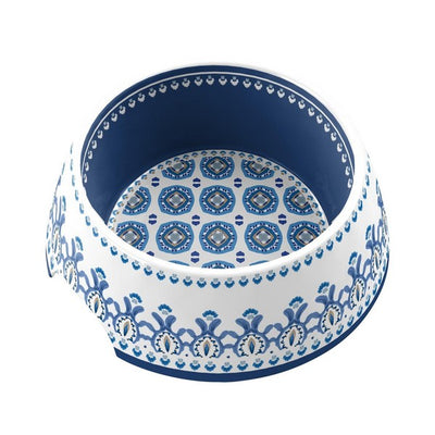 Tarhong Moroccan Pet Bowl Medium Indigo 7.1Inch x 2.8Inch