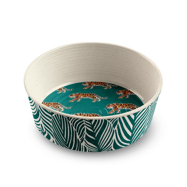 Tarhong Safari Pet Bowl Tiger Medium 6.7Inch x 2.3Inch