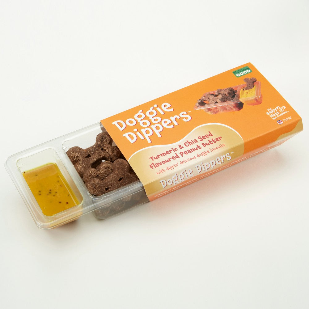 Doggie Dippers Tray 100g Tumeric and Chia Seeds