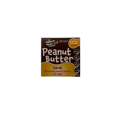 Happy Mutt Peanut Butter Pot 300g Carob