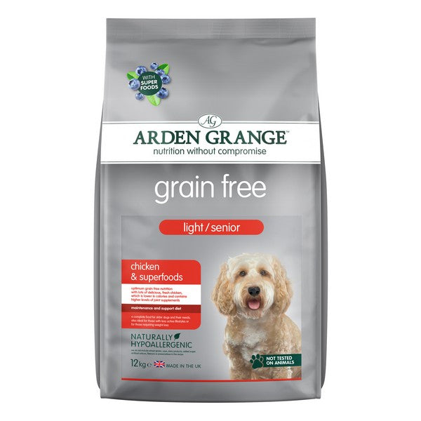 Arden Grange Grain Free Light/Senior Chicken & Superfoods Dog Food