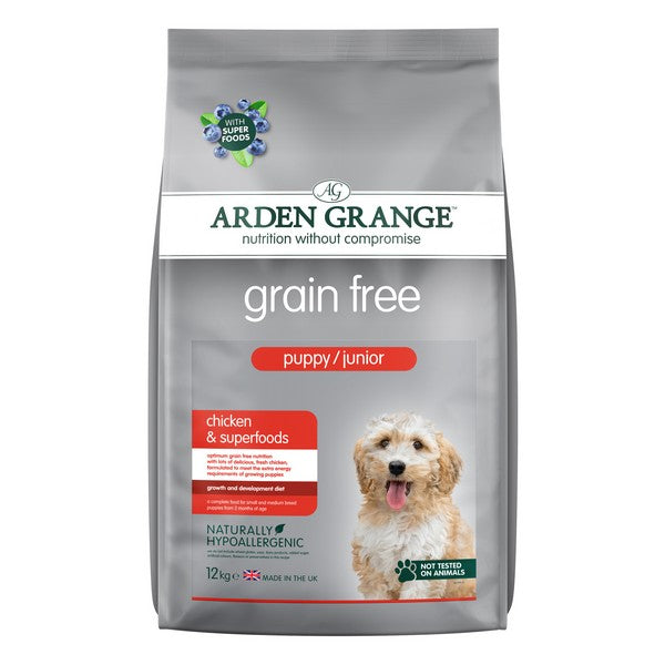 Arden Grange Grain Free Puppy/Junior Chicken & Superfoods Dog Food