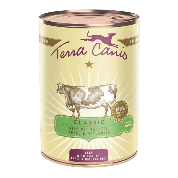 Terra Canis Classic Beef with Carrot Apple and Brown Rice 400g