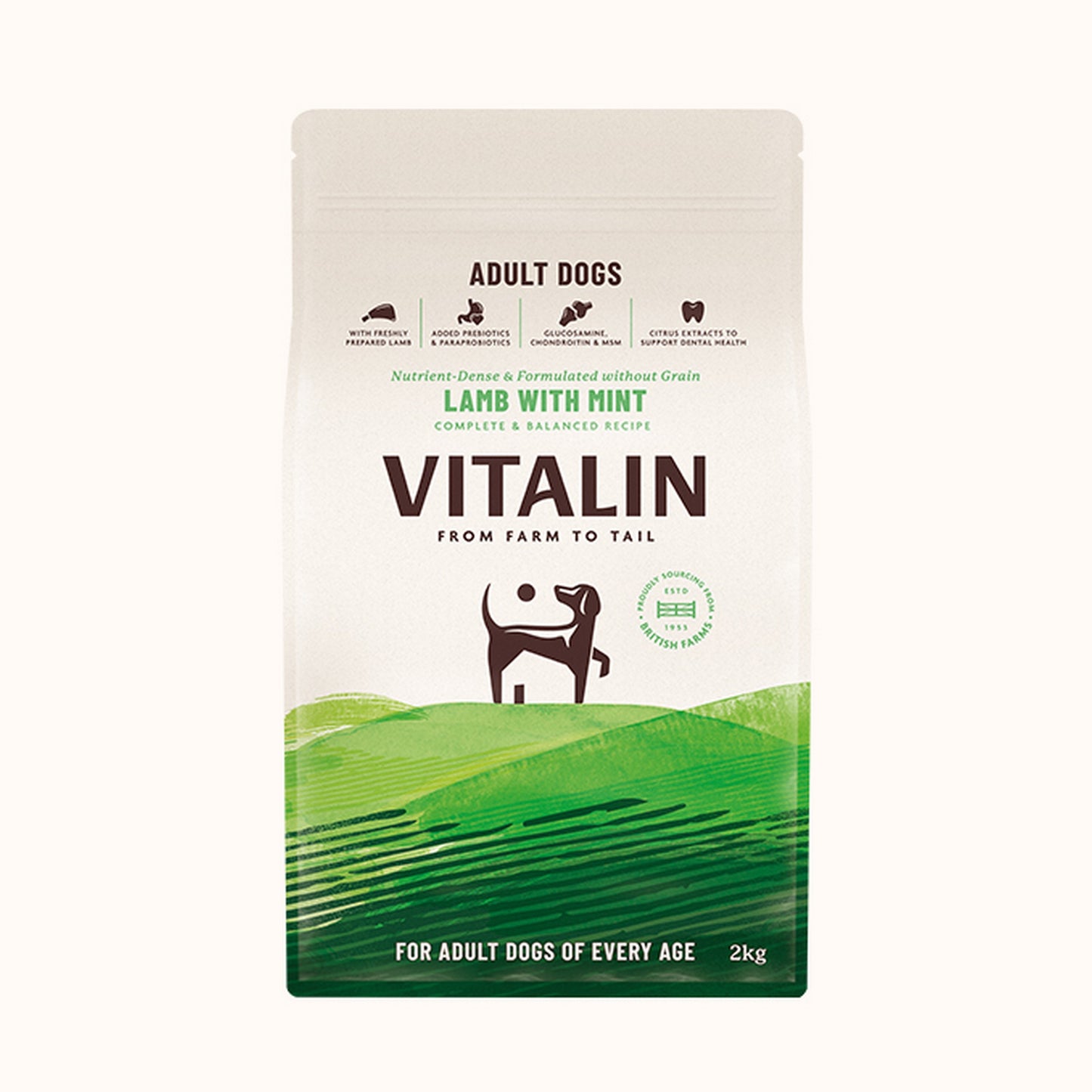 Vitalin Adult Lamb and Mint 2kg