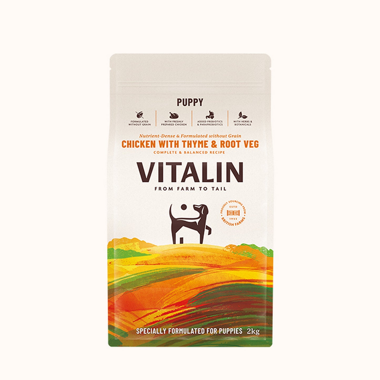 Vitalin Puppy Chicken with Veg & Thyme 2kg