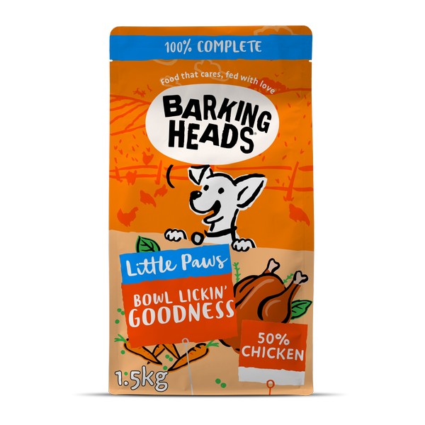 Barking Heads Little Paws Bowl Lickin Dog Food