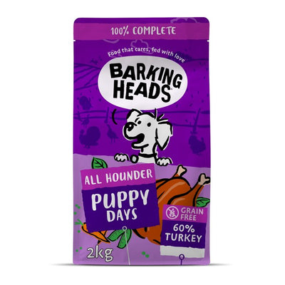 Barking Heads All Hounder Puppy Days Turkey Dog Food