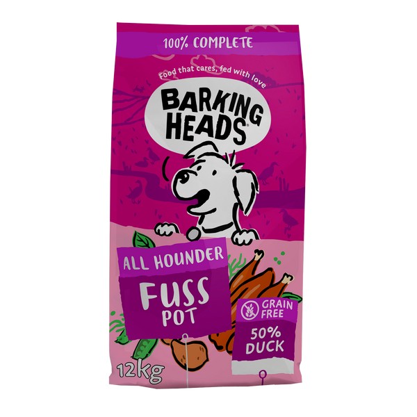 Barking Heads All Hounder Fuss Pot Duck Dog Food