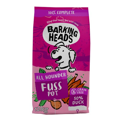 Barking Heads All Hounder Fuss Pot Duck Dog Food