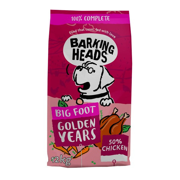 Barking Heads Big Foot Golden Years Chicken 12kg