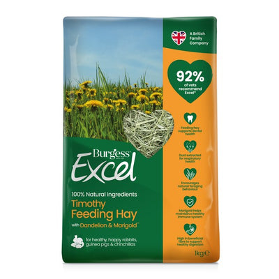 Burgess Excel Feeding Dandelion & Marigold 1kg