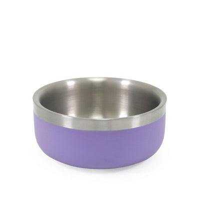 Rosewood Double Wall Stainless Steel Bowl 350ml Lilac