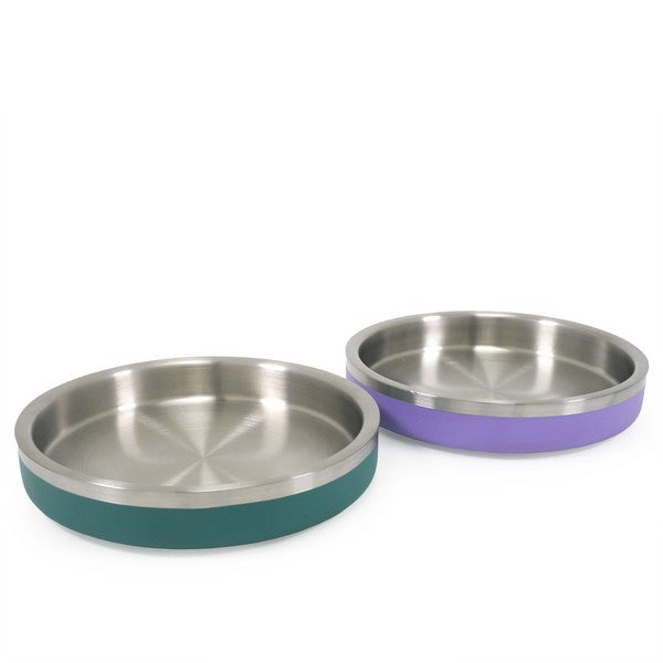 Rosewood Double Wall Stainless Steel Bowl 480ml Teal