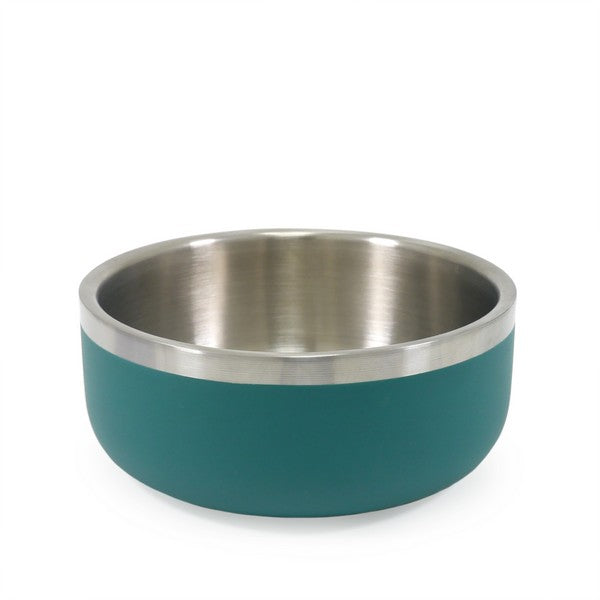 Rosewood Double Wall Stainless Steel Bowl 700ml Teal