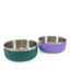 Rosewood Double Wall Stainless Steel Bowl 1200ml Teal