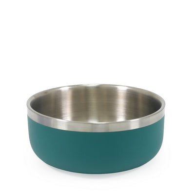 Rosewood Double Wall Stainless Steel Bowl 1200ml Teal