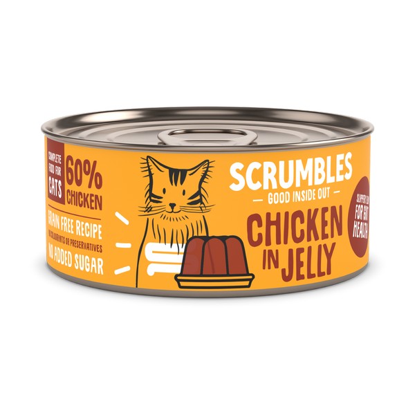 Scrumbles Wet Cat Jelly 80g