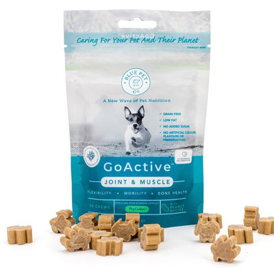 Blue Pet GoActive Joint & Muscle Supplement Peanut Butter 90g 30 pieces