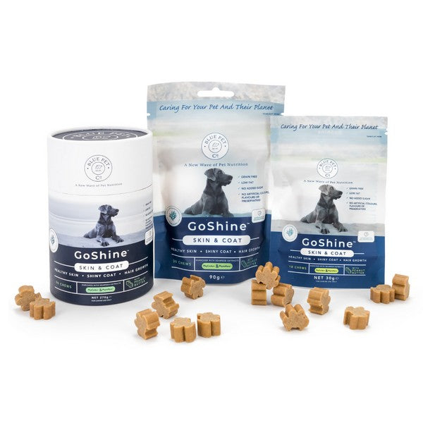 Blue Pet GoShine Skin & Coat Supplement Peanut Butter 270g 90 pieces