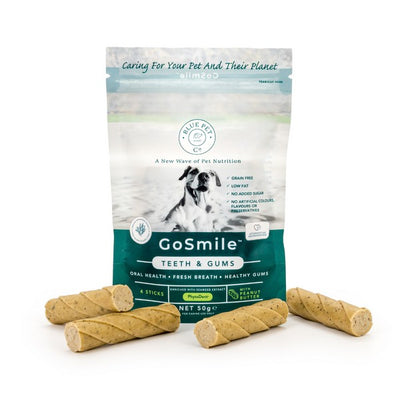 Blue Pet GoSmile Teeth & Gum Supplement Peanut Butter 50g 4 pieces