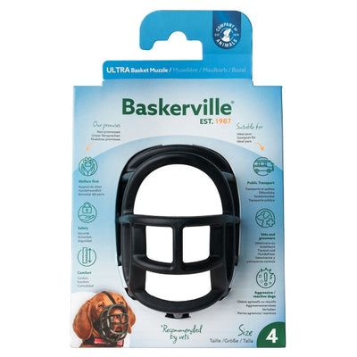 CoA Baskerville Ultra Basket Muzzle Size 4