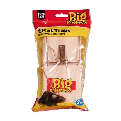 STV The Big Cheese Wooden Rat Trap - Twinpack