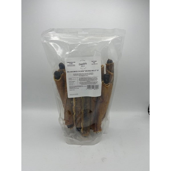 Doodles Deli Air Dried Chicken Sausage Rolls  GF 1kg