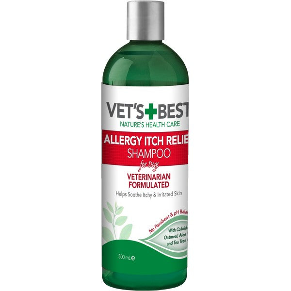 Vets Best Allergy Itch Relief Shampoo 500ml