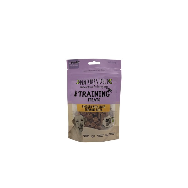 Natures Deli Training Bites Chicken with Liver 100g