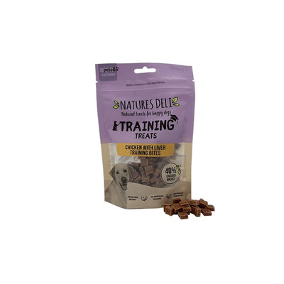 Natures Deli Training Bites Chicken with Liver 100g