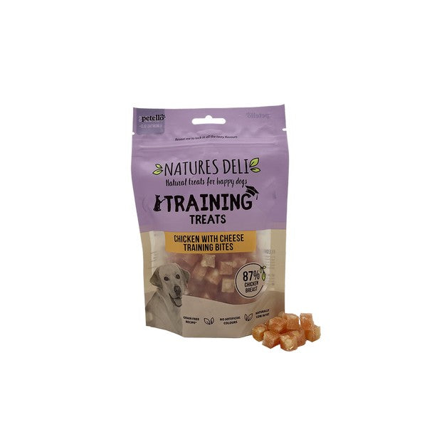 Natures Deli Training Bites Chicken with Cheese 100g