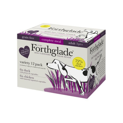 Forthglade Complete Adult GF Variety (Chicken & Duck) & Vegetables 12x395g