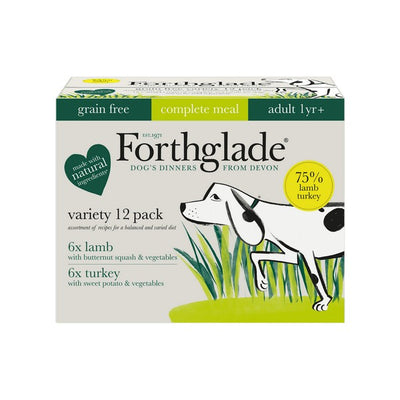 Forthglade Complete Adult GF Variety (Lamb & Turkey) & Vegetables 12x395g