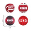 KONG Signature Balls 4pk Assorted Medium