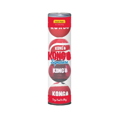 KONG Signature Balls 4pk Assorted Small