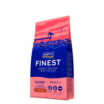 Fish4Dogs Finest Adult Salmon With Potato (Small Kibble) 12kg