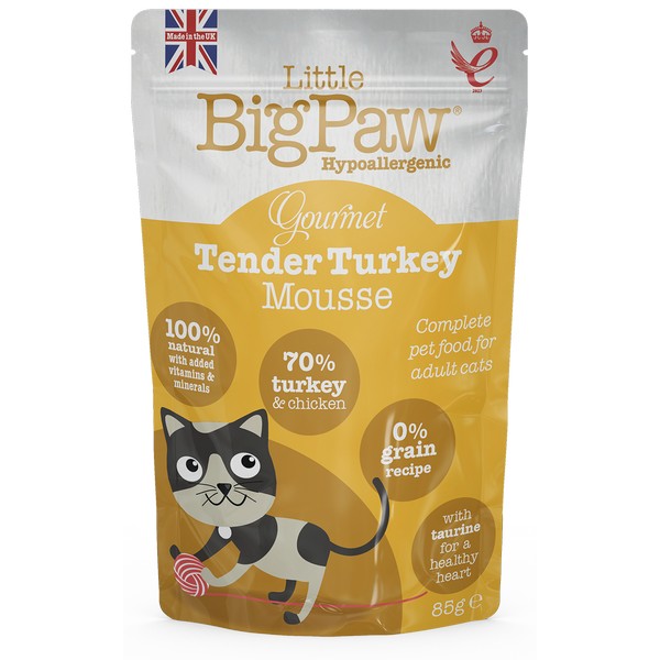 Little BigPaw Gourmet Tender Turkey Mousse 85g