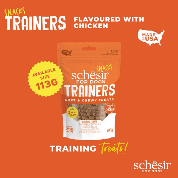 Schesir Dog Snack Training Chicken 283G