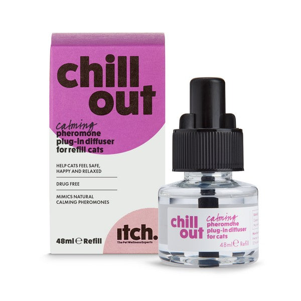 Itch Chill Out Calming Pheromone 30 Day Refill for Cats 48ml