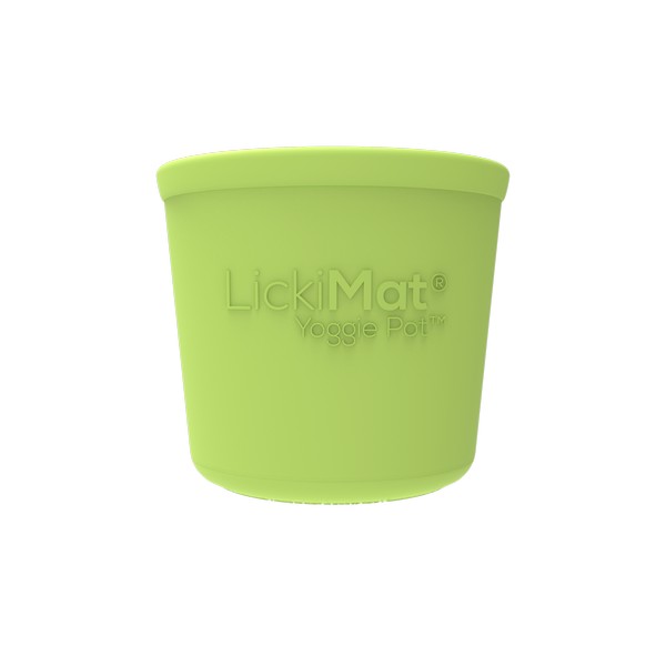 LickiMat Yoggie Pot Green