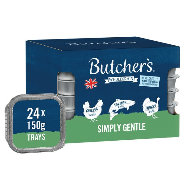 Butchers Simply Gentle Dog Food Trays 24x150g