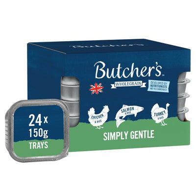 Butchers Simply Gentle Dog Food Trays 24x150g