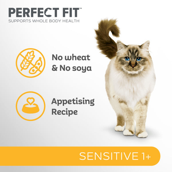 Perfect Fit Cat Complete Dry Sensitive 1+ Turkey 750g