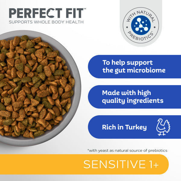 Perfect Fit Cat Complete Dry Sensitive 1+ Turkey 750g