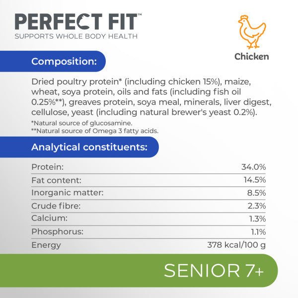 Perfect Fit Cat Complete Senior 7+ Chicken 750g